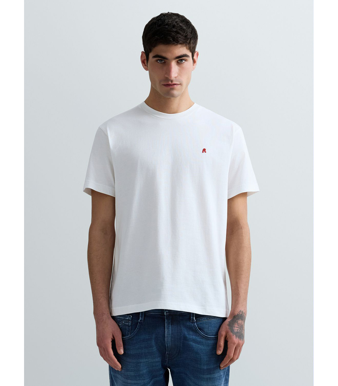 ベーシックジャージーRロゴ Tシャツ 詳細画像 ホワイト 1